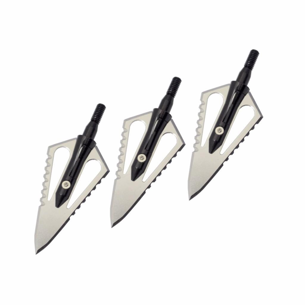 ARCHQUICK Broadhead- 4 Fixed Blade 100 grain Compound Bow Crossbow Hunting