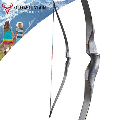 Old Mountain Archery OMA Little Hawk 36" Hybrid Bow Long bow RH/LH 15lbs