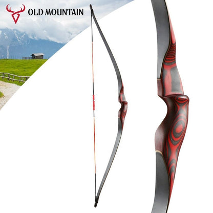 Old Mountain Archery OMA Little Hawk 36" Hybrid Bow Long bow RH/LH 15lbs