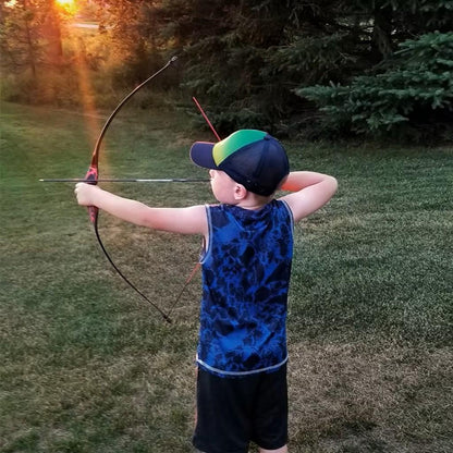 Old Mountain Archery OMA Little Hawk 36" Hybrid Bow Long bow RH/LH 15lbs