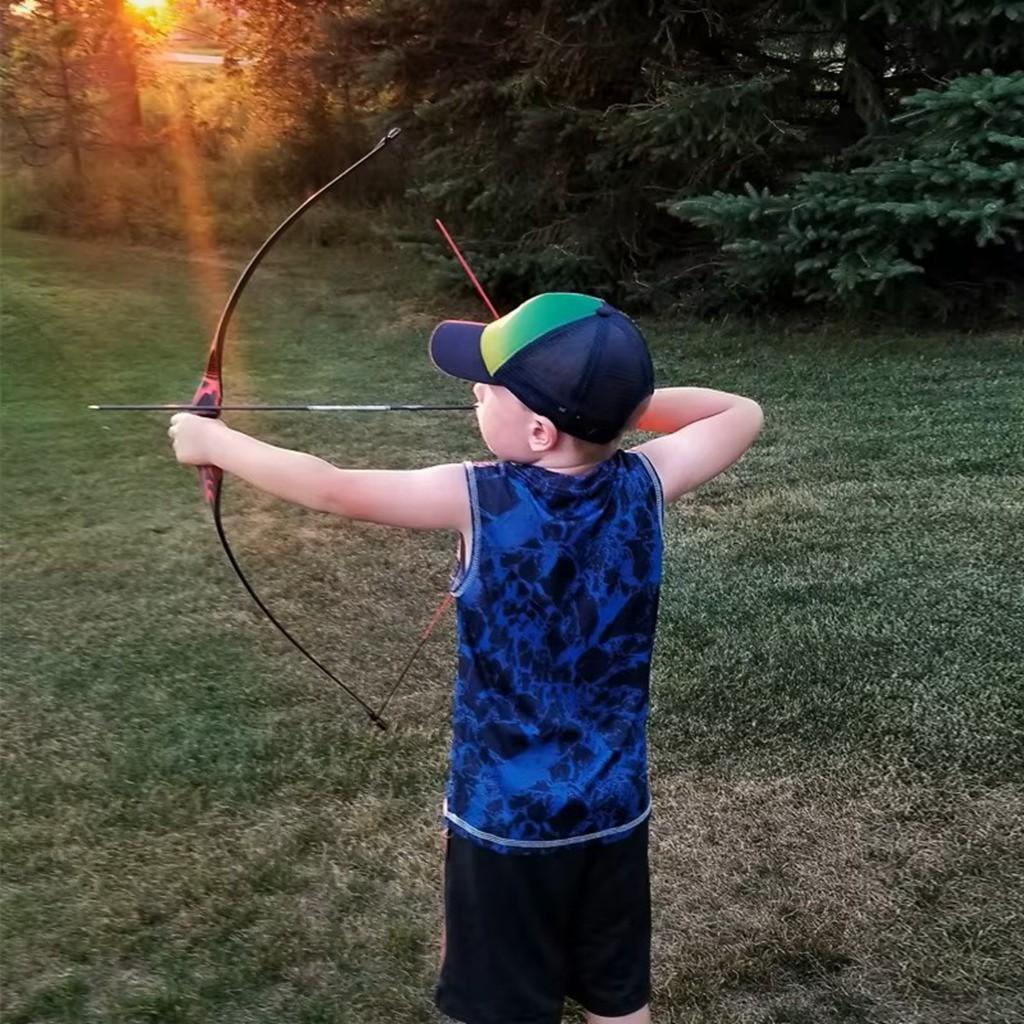 Old Mountain Archery OMA Little Hawk 42" One Piece Bow Recure bow RH/LH 20lbs