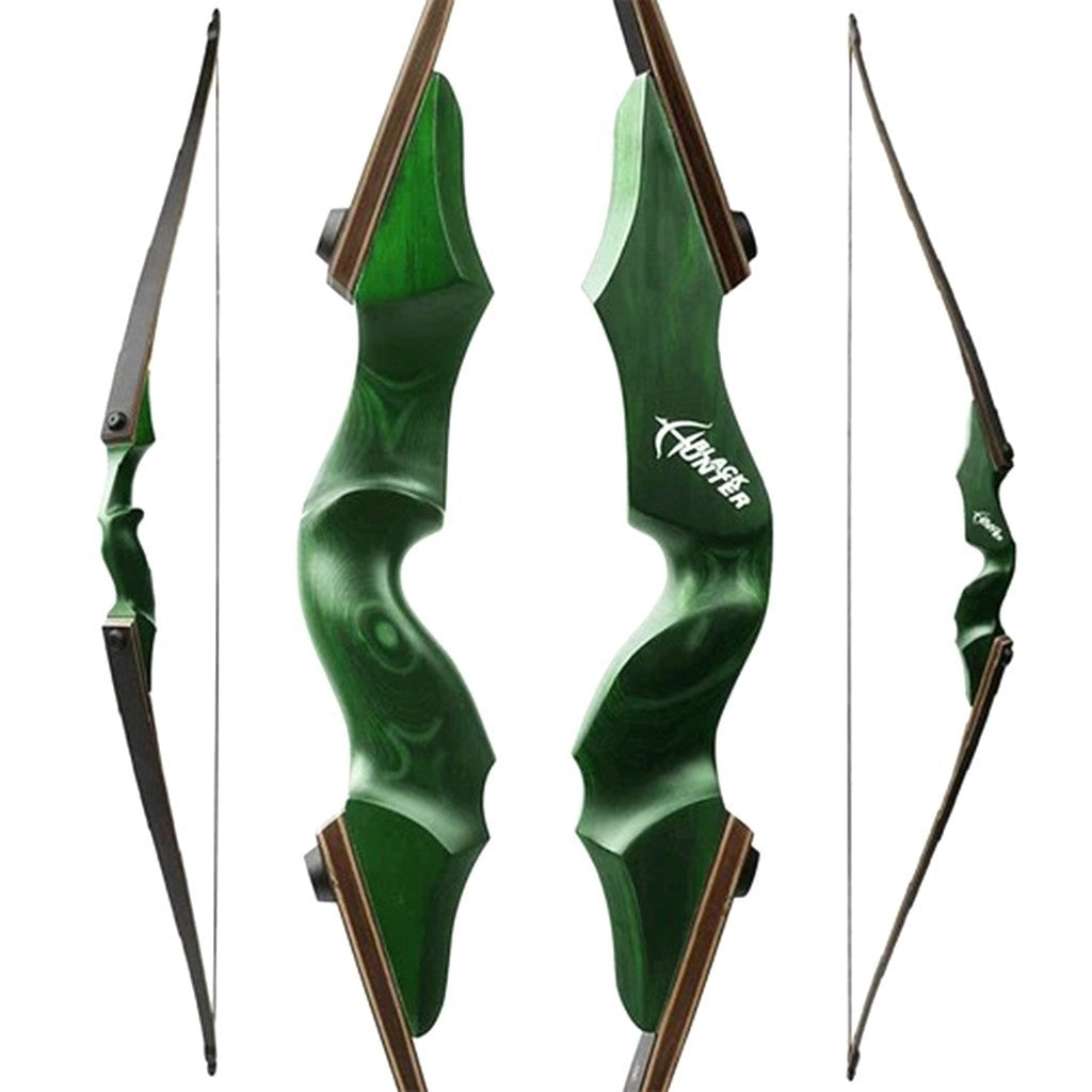Black Hunter LINGFENG 60″ Take Down Long Bow Hunting Target RH/LH 25-60lbs