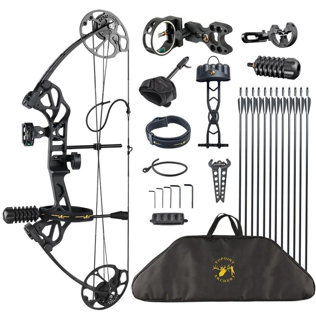 Topoint Starting 28 Hunting Compound Bow RTS 19-70lb Right Handed
