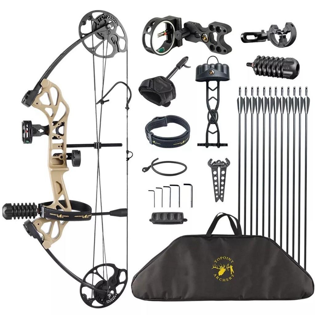 Topoint Starting 28 Hunting Compound Bow RTS 19-70lb Right Handed