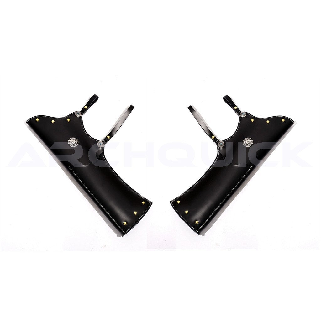 AAP Traditional Bow Quiver Cow Leather Waist Side Fletching Forward / Backward