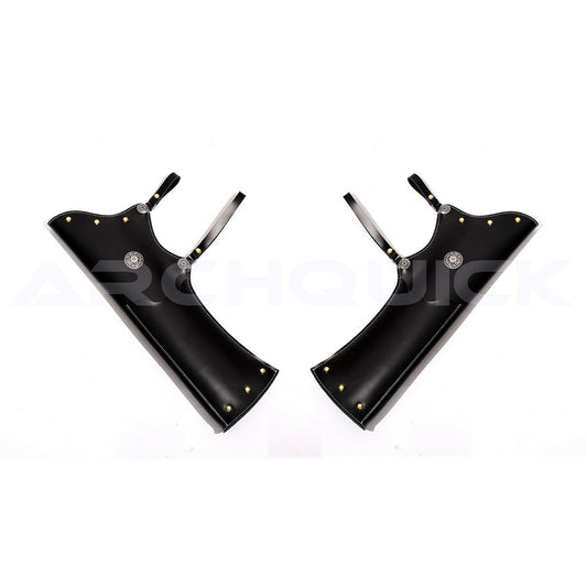 AAP Traditional Bow Quiver Cow Leather Waist Side Fletching Forward / Backward