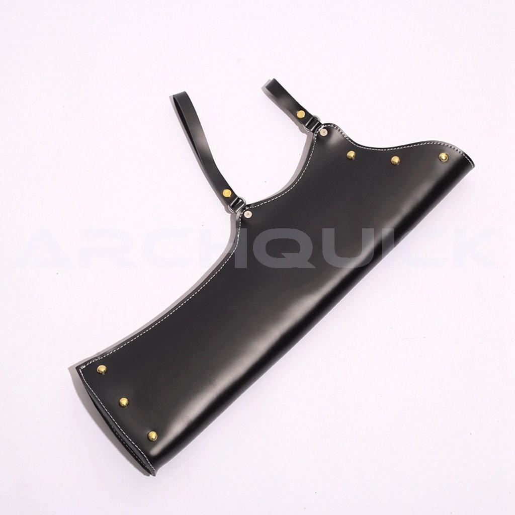 AAP Traditional Bow Quiver Cow Leather Waist Side Fletching Forward / Backward