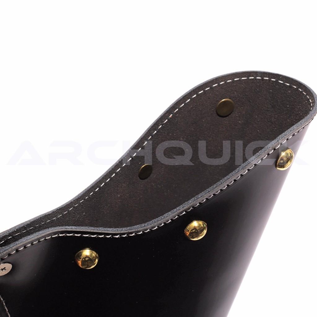 AAP Traditional Bow Quiver Cow Leather Waist Side Fletching Forward / Backward