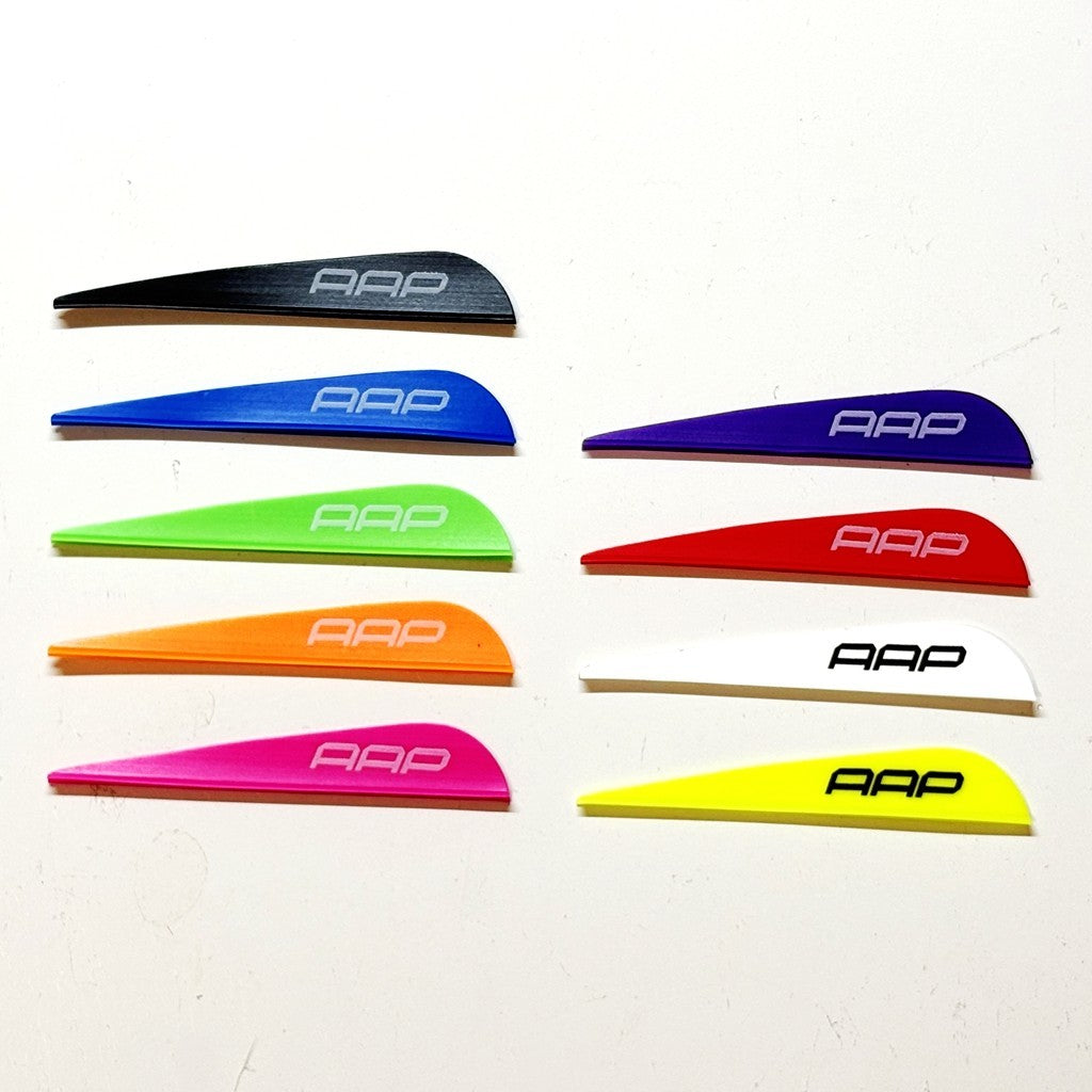 AAP Archery 3" Parabolic Vanes for Target Hunting 3D Archery Arrows-50 Pack