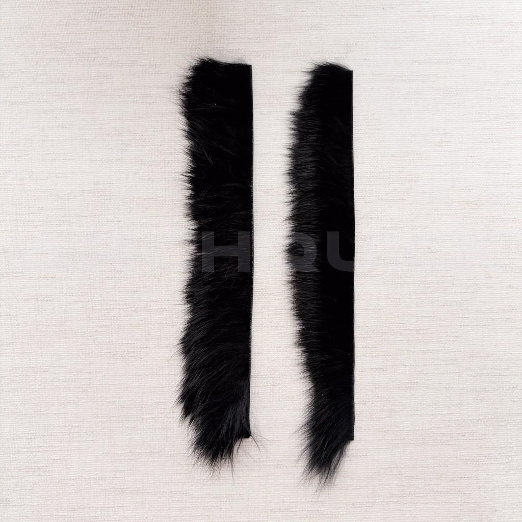 Archquick Archery Rabbit Fur Bow String Silencer Black Brown Grey