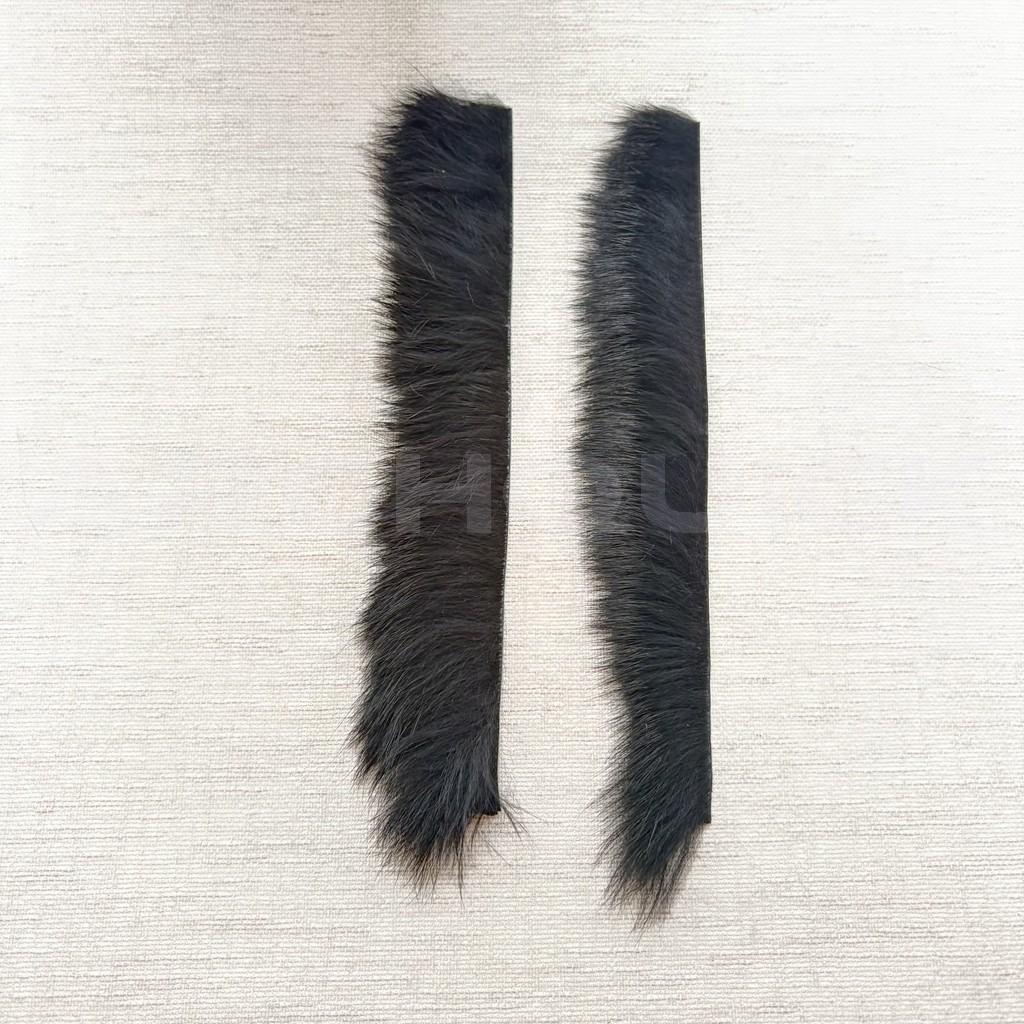 Archquick Archery Rabbit Fur Bow String Silencer Black Brown Grey