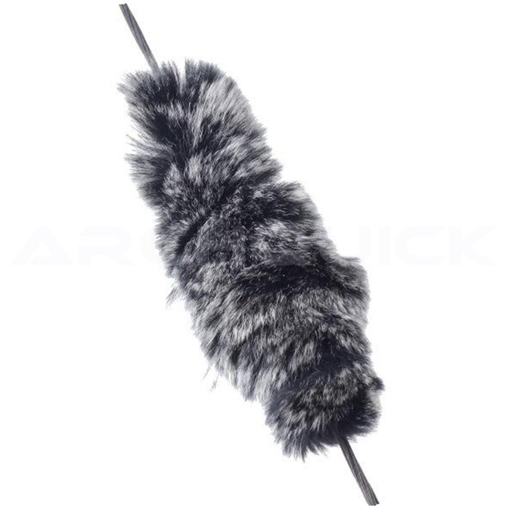 Archquick Archery Rabbit Fur Bow String Silencer Black Brown Grey