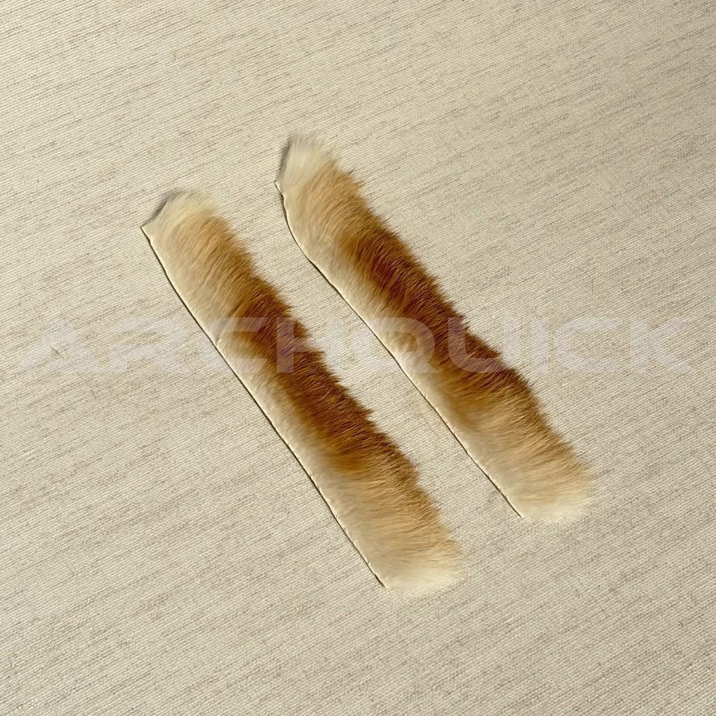 Archquick Archery Rabbit Fur Bow String Silencer Dampner Brown Grey