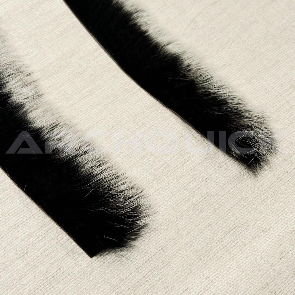 Archquick Archery Rabbit Fur Bow String Silencer Dampner Brown Grey