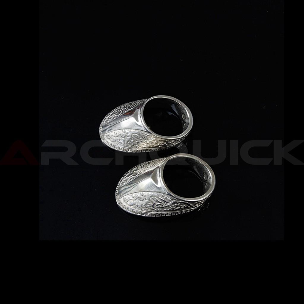 Archquick Archery Tibetan silver / Copper Thumb Ring Finger Protector Guard