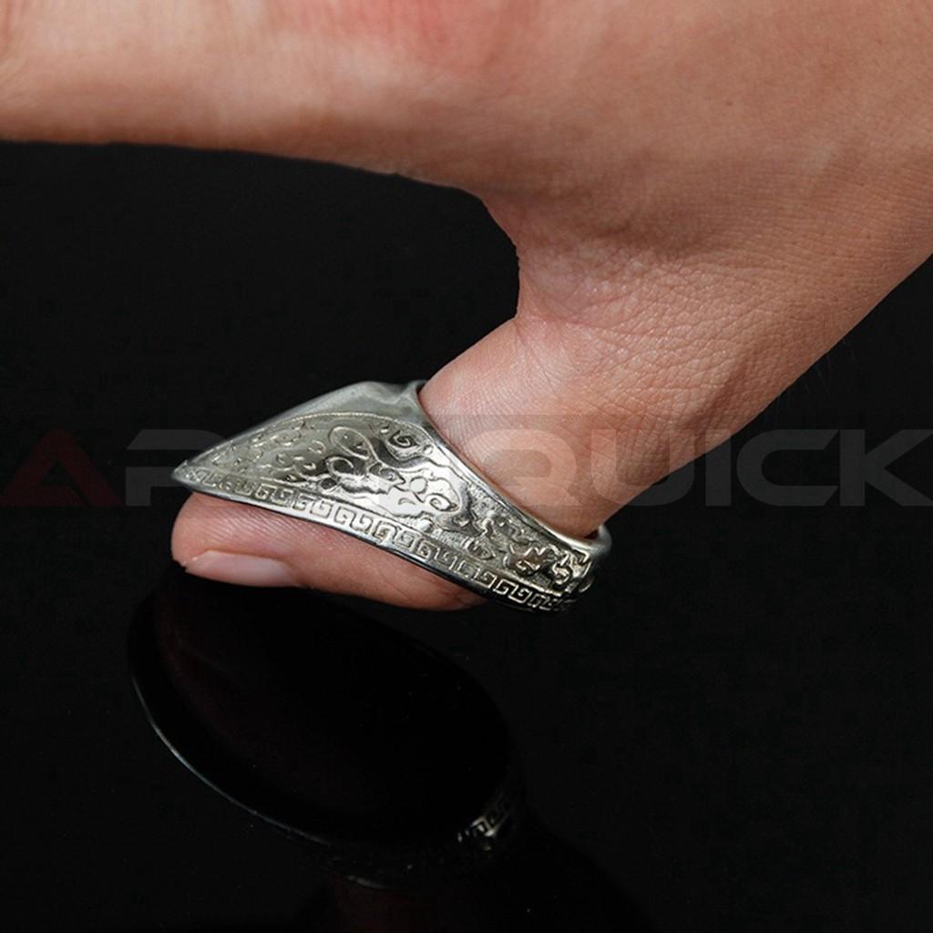 Archquick Archery Tibetan silver / Copper Thumb Ring Finger Protector Guard