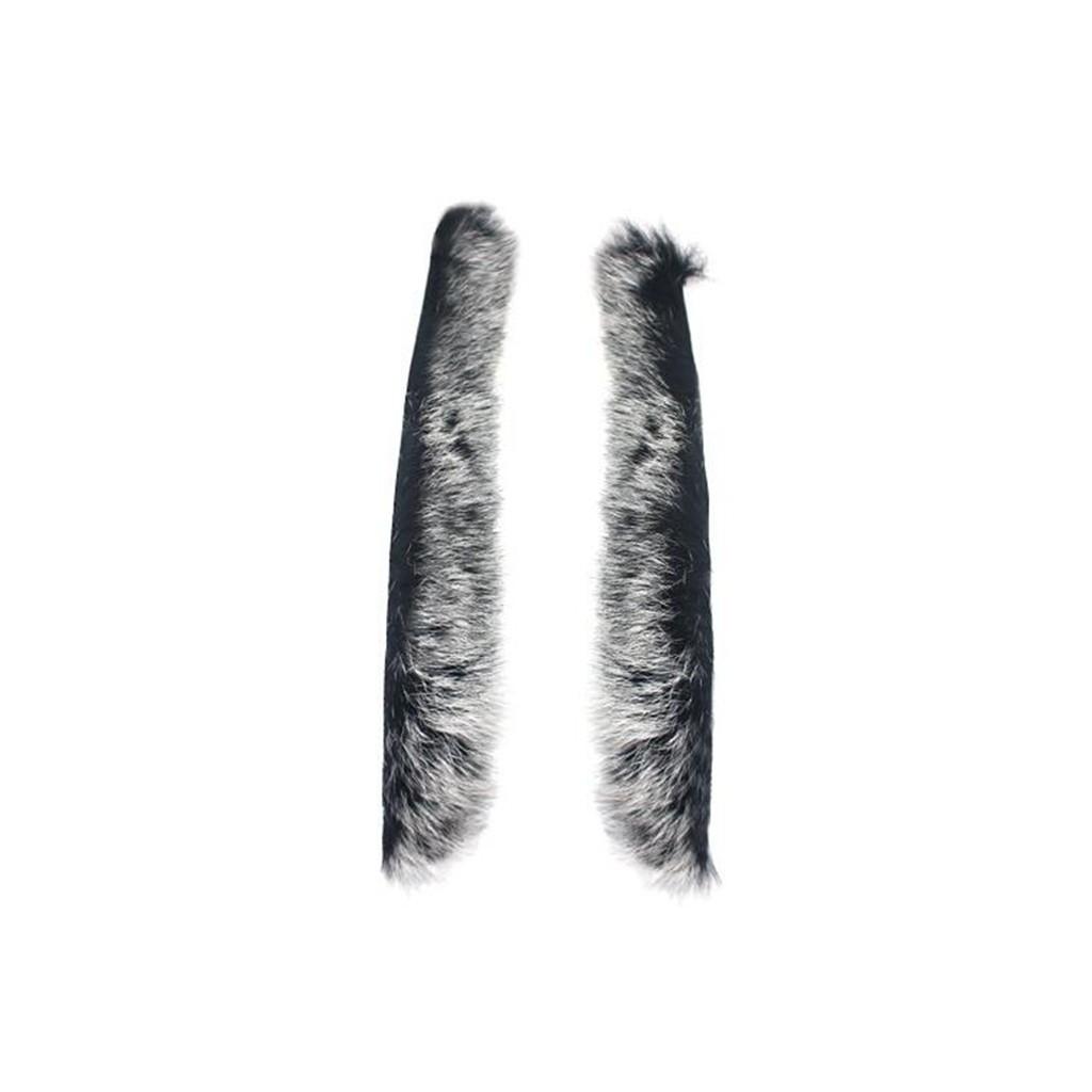 OLD MOUNTAIN ARCHERY RABBIT FUR STRING SILENCERS - Black / Grey