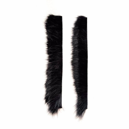 OLD MOUNTAIN ARCHERY RABBIT FUR STRING SILENCERS - Black / Grey