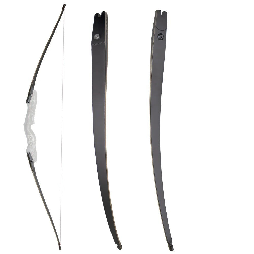 Old Mountain Archery Chiron ILF Longbow Limbs Hunting Bow 58/60/62/64"@17"Riser