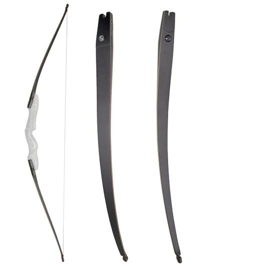 Old Mountain Archery Chiron ILF Longbow Limbs Hunting Bow 58/60/62/64"@17"Riser