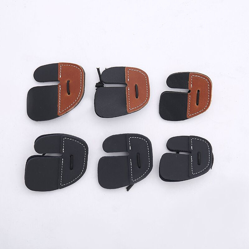 Archquick Archery Cow Leather Finger Tab Fingerguards Shooting Protection Gear