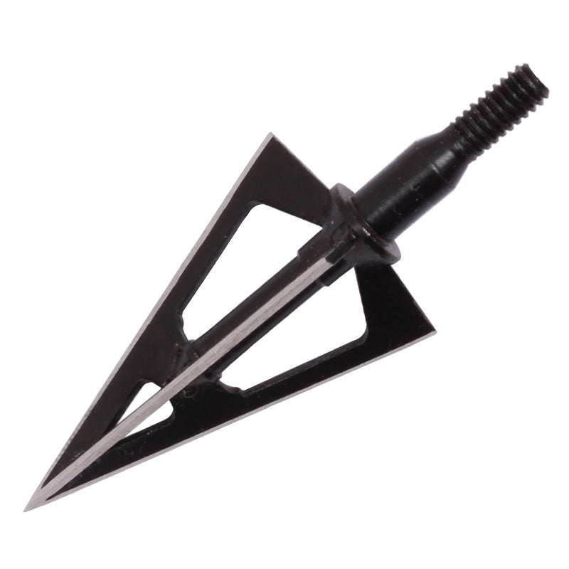 6/12x Broadheads 100/125 Grain 3 Fixed Blade Archery Arrow Heads Bow Hunting