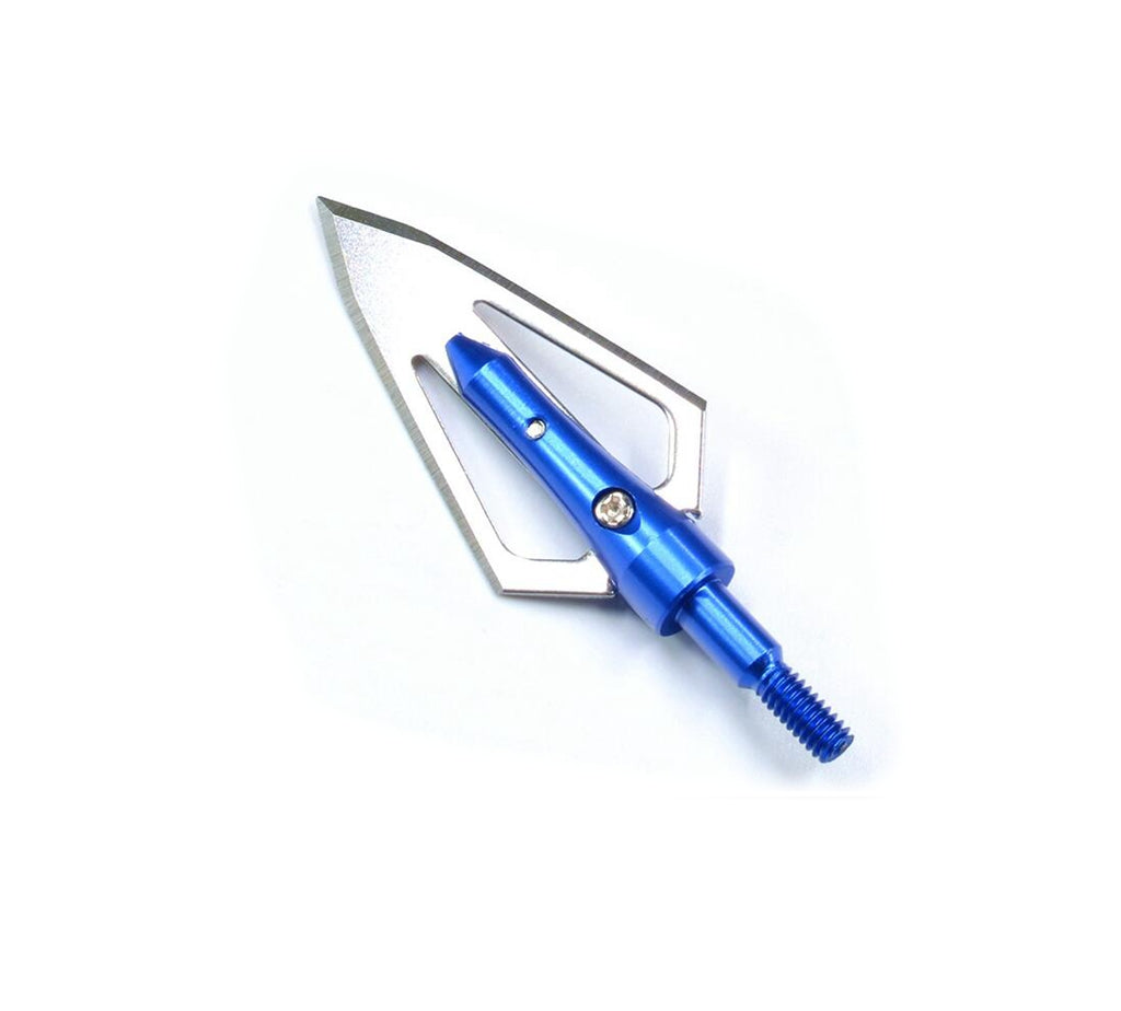 6x Archery Hunting Broadheads - 2 Blade 100/125grain Compound bow Recurve Bow