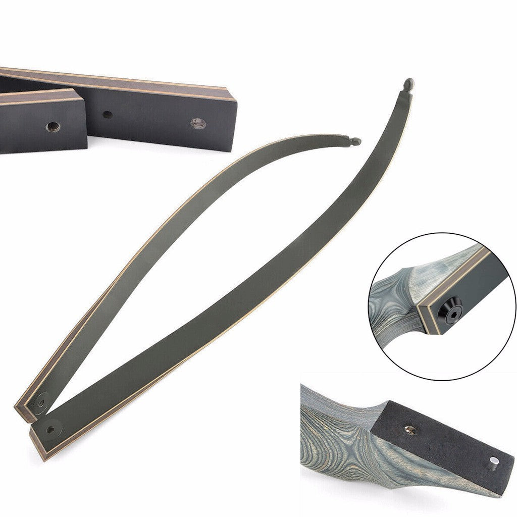 Black Hunter LINGYUN II Take Down 60" Recurve Bow 25-60lbs Limbs Replacement