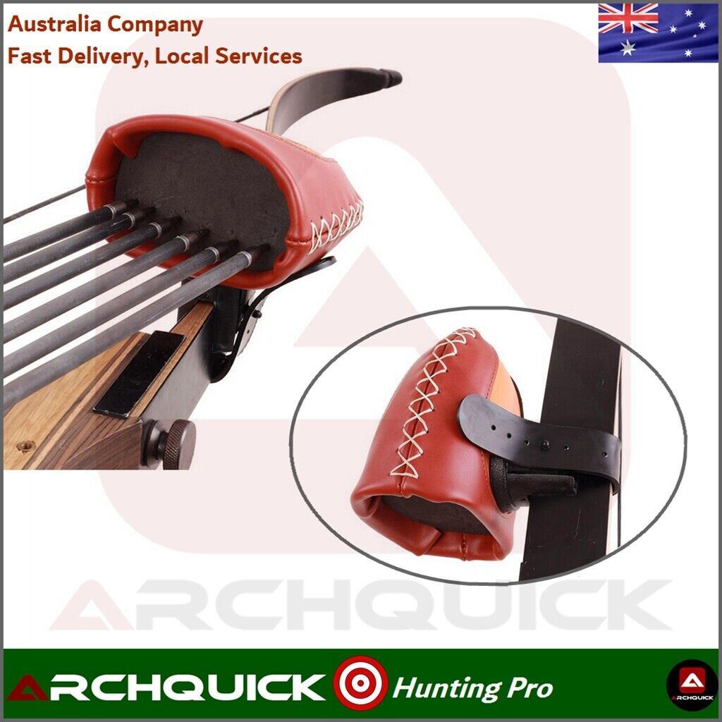 Arrow Quiver 6 Arrows Quick Mount for Recurve Bow Traditional Bow Long Bow