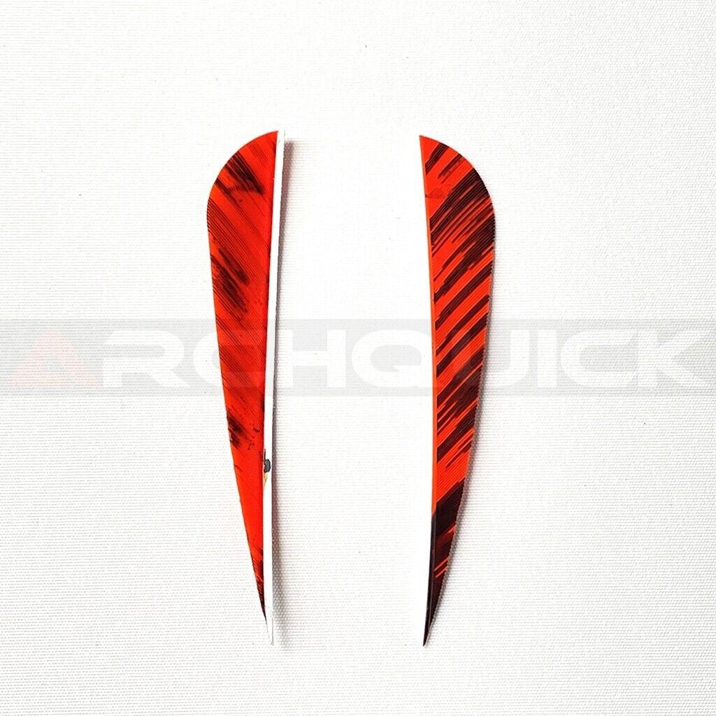 ARCHQUICK 4" Parabolic Camo RW Turkey Feather 12pack 7 Colours Fletching Vanes