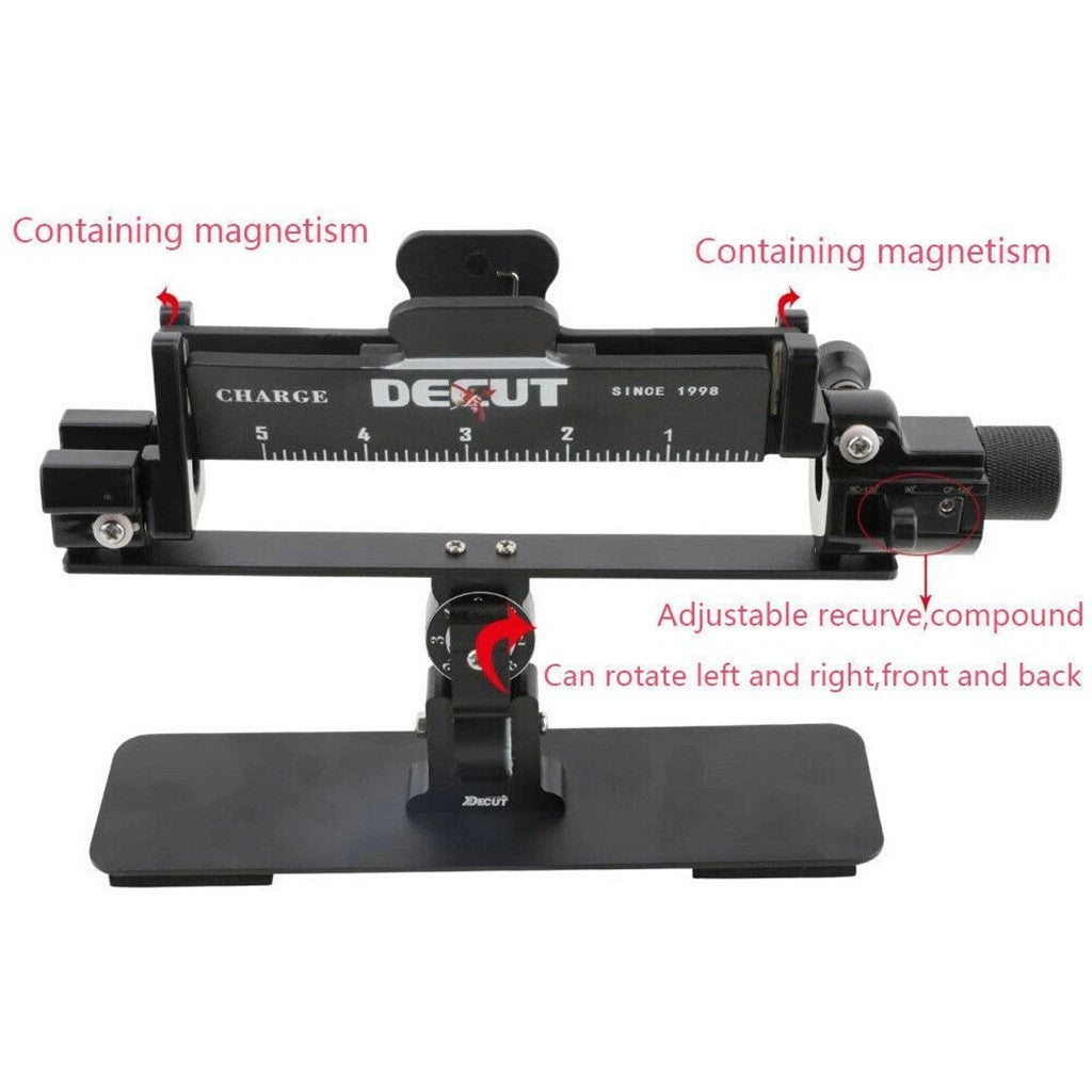 Decut Fletching Jig CHARGE Micro Adjustment Compound Bow and Recurve Bow