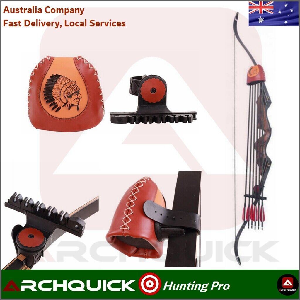 Arrow Quiver 6 Arrows Quick Mount for Recurve Bow Traditional Bow Long Bow