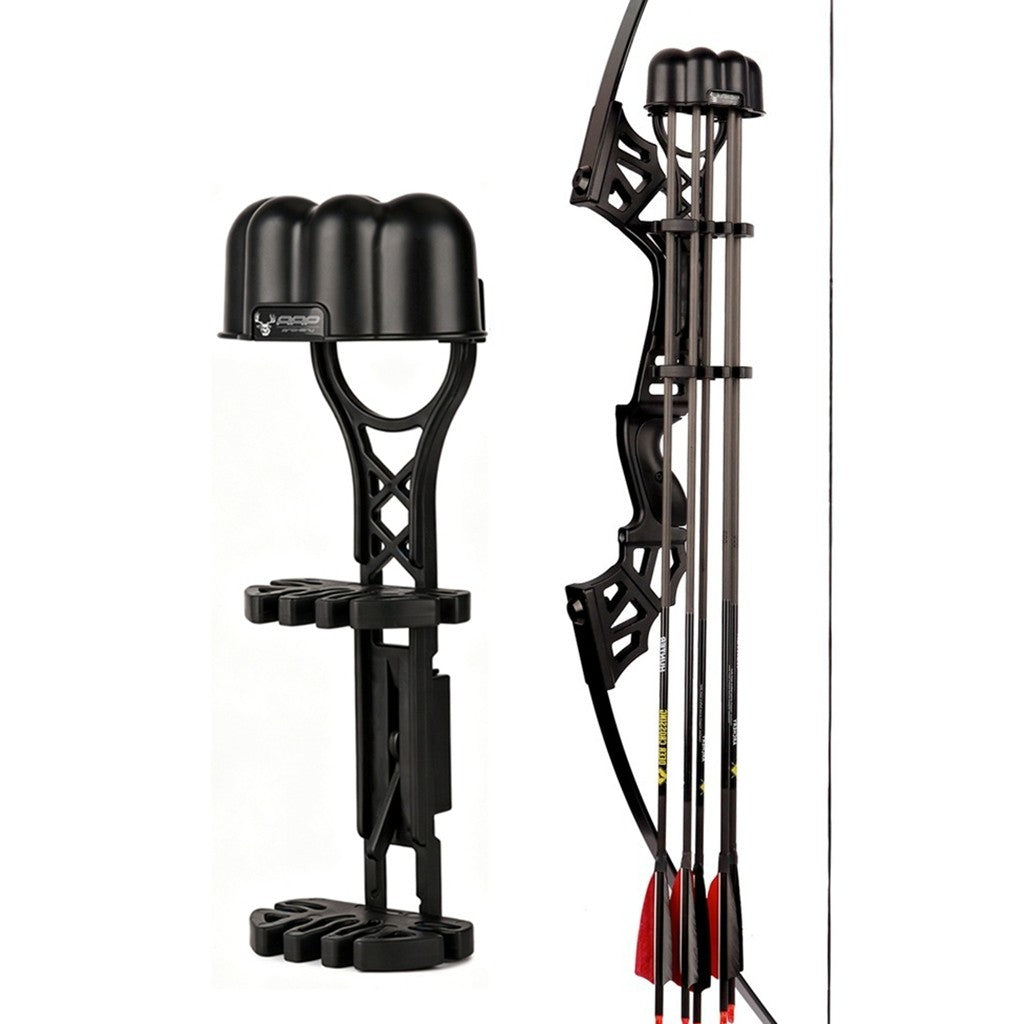 AAP Archery QUIVER FOR COMPOUND BOW HEAVY DUTY HOLDS 5 ARROWS Quick lock