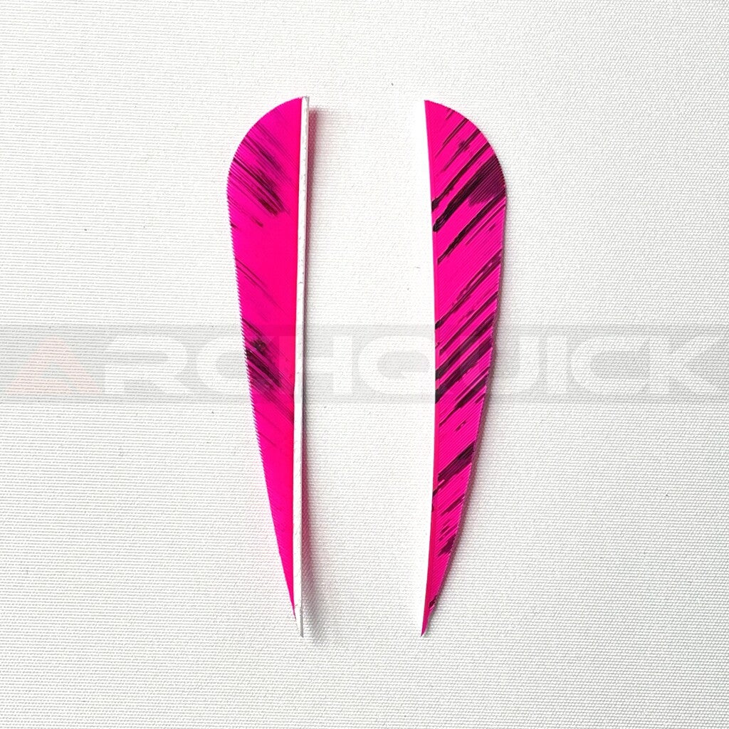 ARCHQUICK 4" Parabolic Camo RW Turkey Feather 12pack 7 Colours Fletching Vanes