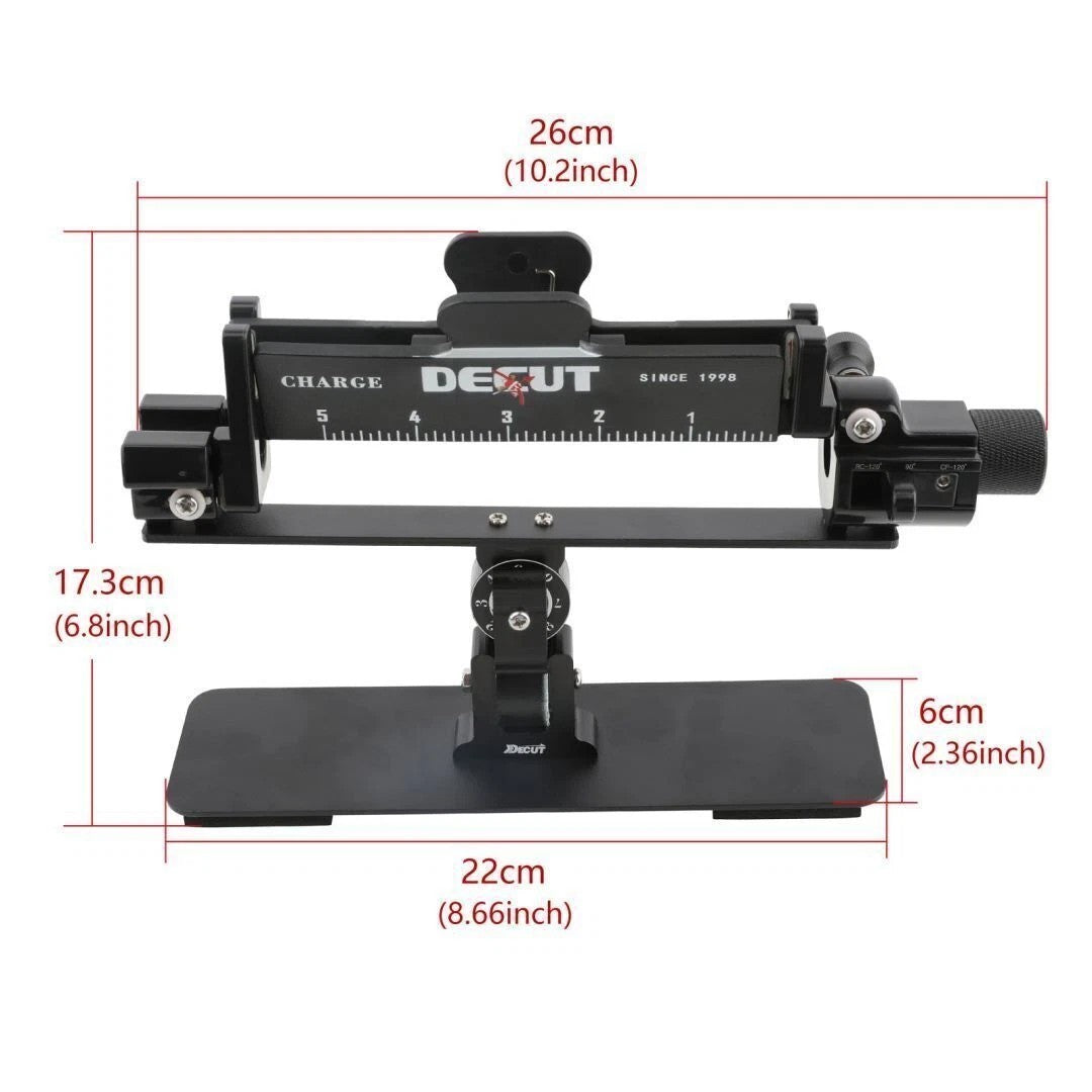Decut Fletching Jig CHARGE Micro Adjustment Compound Bow and Recurve Bow