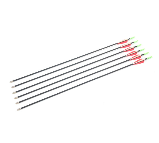 10x 26" Fiberglass Arrows up to 30lbs KIDS Practice Target Recurve Compound Bow