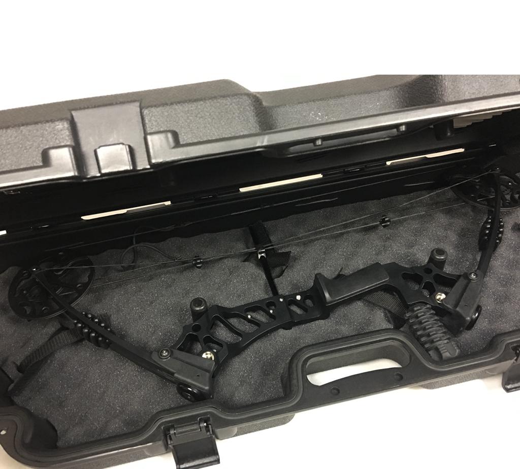 New Compound Bow Case Archery Hunting Bow Hard Case Storage 6 Arrows H ...