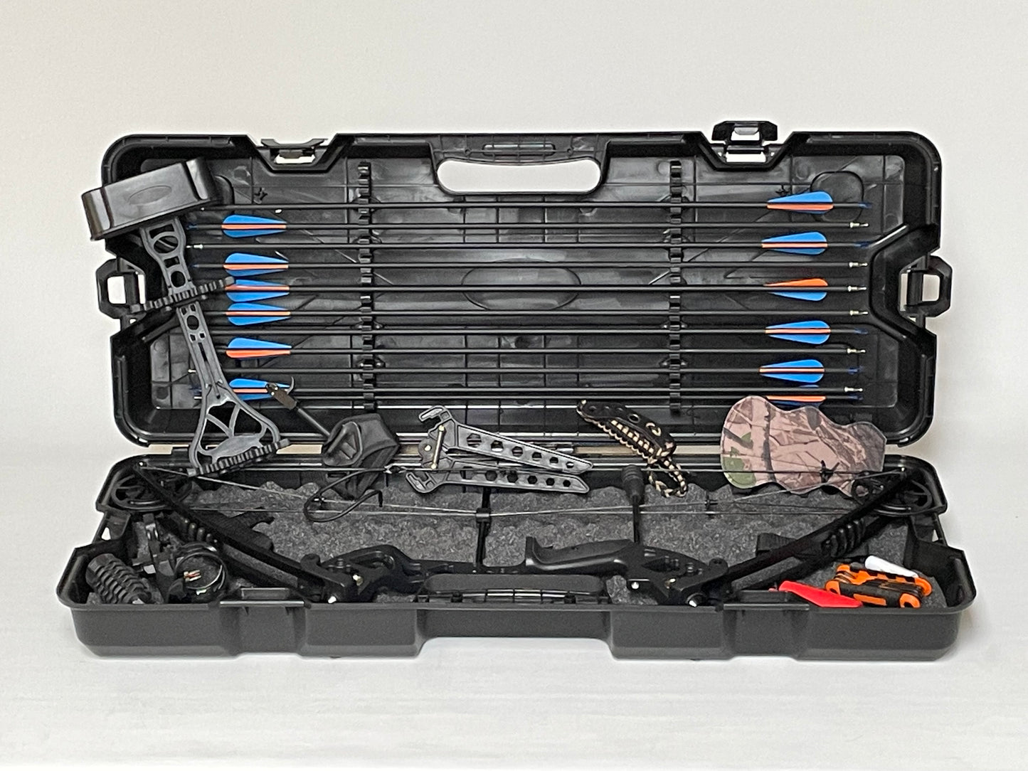 JUNXING 20-60LBS Compound Bow Archery Sports Hunting Targeting Hard Case set