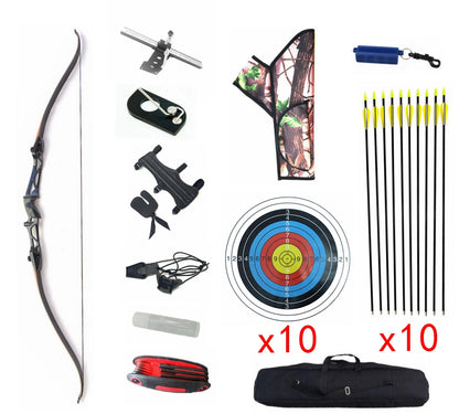 Archery Recurve Bow Set Q102 Takedown 68 Inch Target Hunting Shoot  New Package