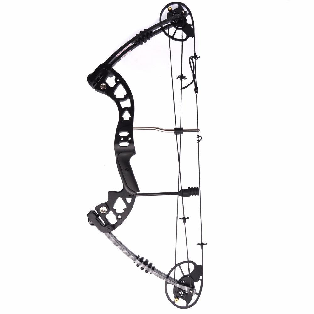Junxing M1215 30-70lbs Compound Bow KIT Archery Bow HUNTING Package Black Camo