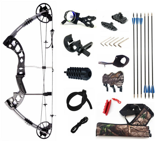 Junxing M125 30-70lbs Compound Bow KIT Archery Bow HUNTING Classic Package R/H