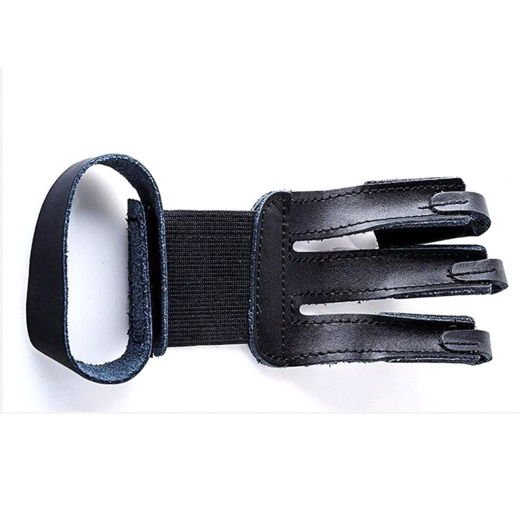 Archery Shooting Glove 3 Finger Protection Compound Recurve Bow Hunting Target