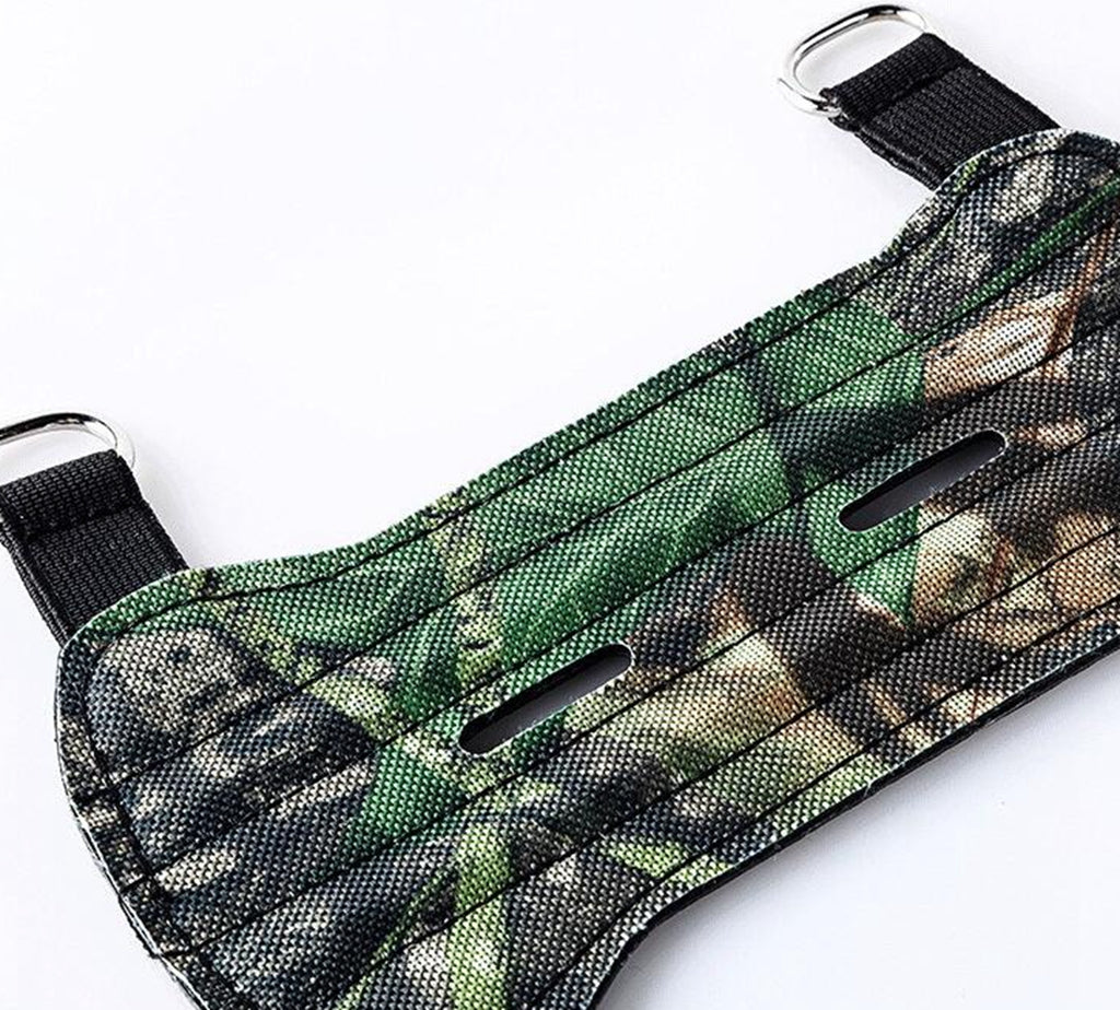 Archery Wrist Arm Guard Compound Bow Recurve Bow Arm Protection Camo 2 Straps