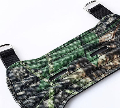 Archery Wrist Arm Guard Compound Bow Recurve Bow Arm Protection Camo 2 Straps