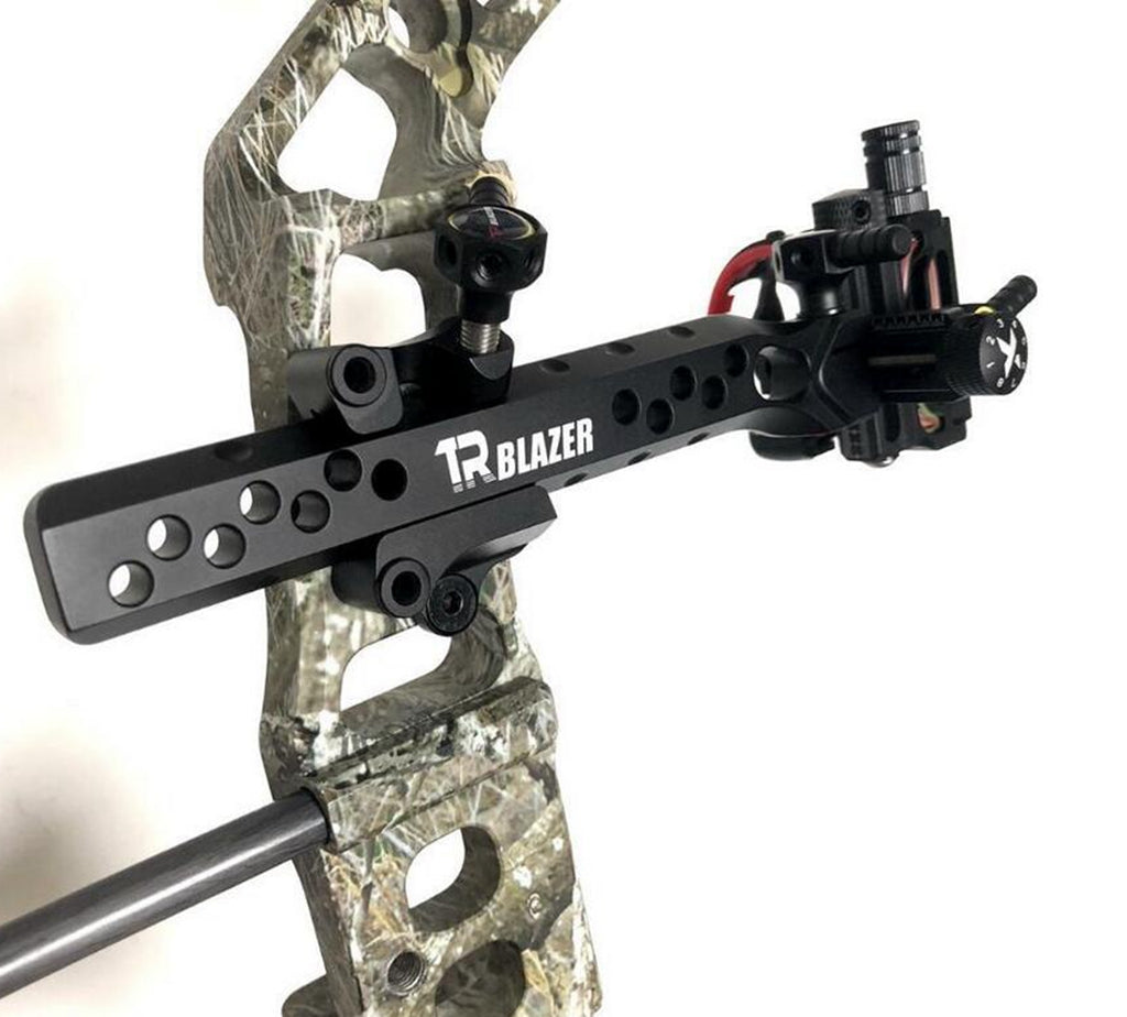 Archquick Compound Bow Sight 5 Pins CNC Alu Micro Adjust Tool-less Designed Long