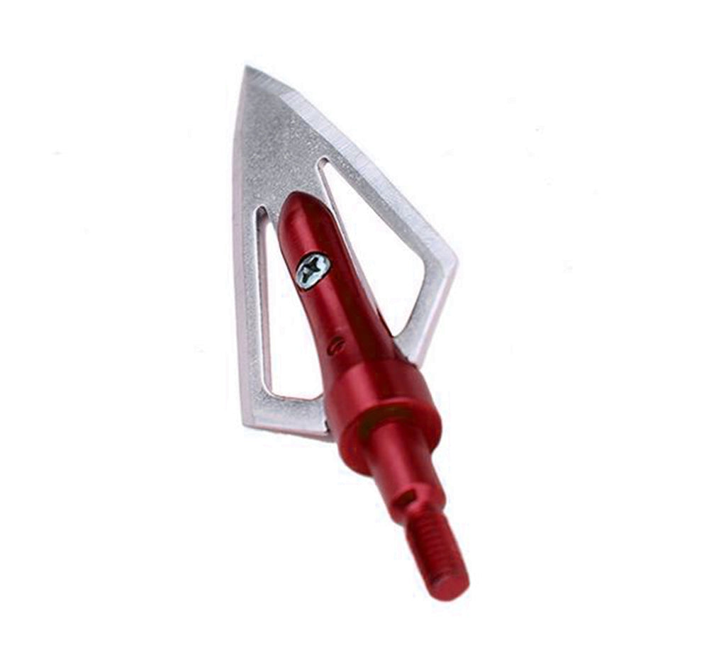 6x Archery Hunting Broadheads - 2 Blade 100/125grain Compound bow Recurve Bow
