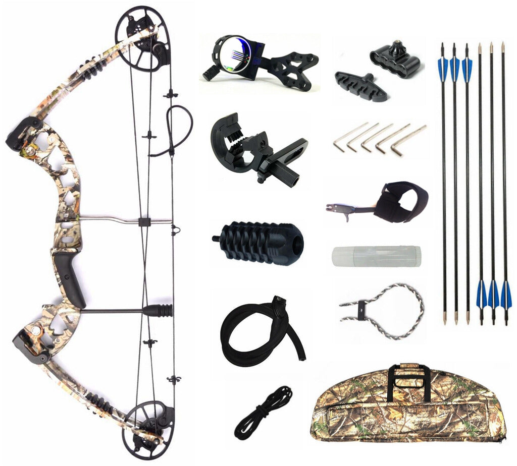 Junxing M125 30-70lbs Compound Bow KIT Archery Bow HUNTING Luxury Package