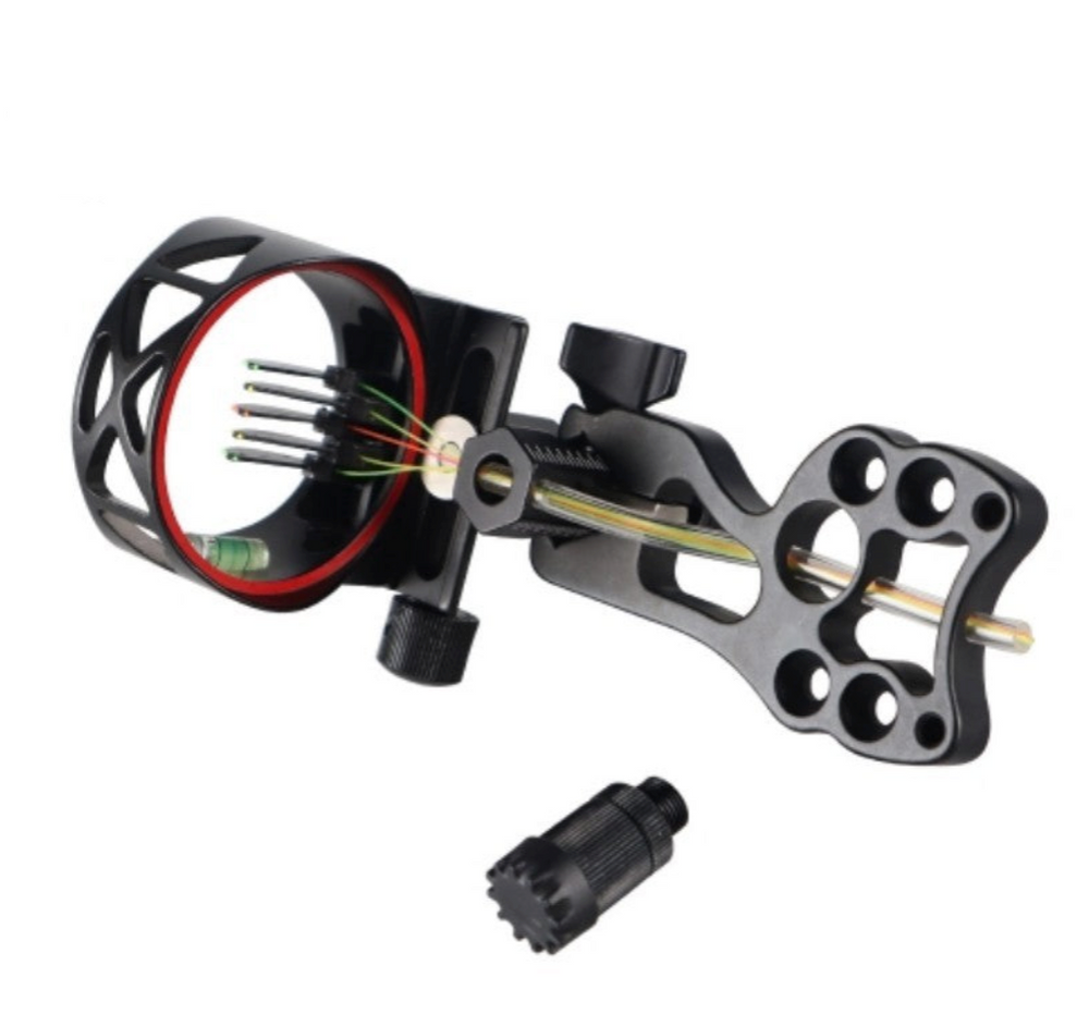 

Topoint compound bow sight 5 pins CNC alu micro adjust tool-less
