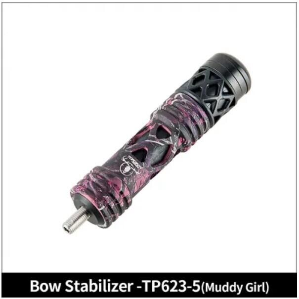 TP Compound Bow Stabilizer 5" for Hunting Target Black Camo TP623-5
