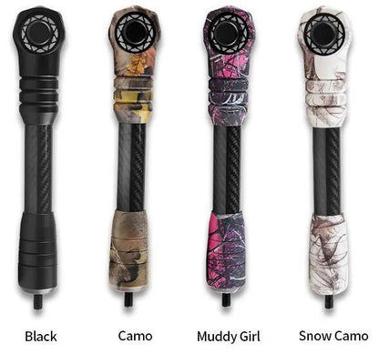 TP Compound Bow Stabilizer 6" for Hunting Target Black Camo TP640-6